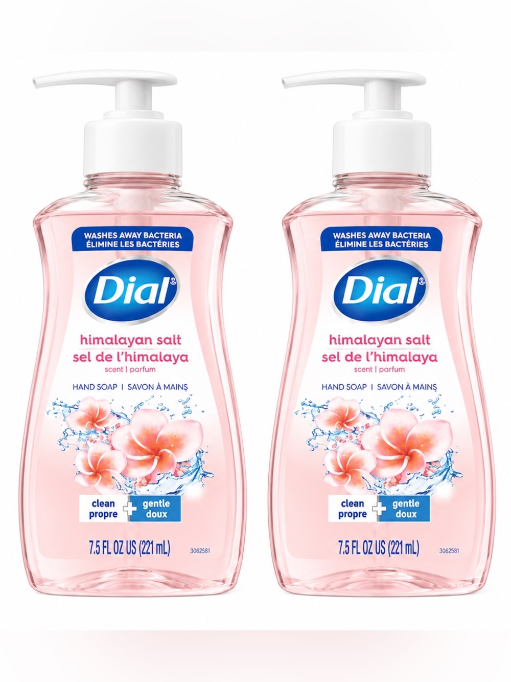 Dial Himalayan Salt Gentle Pink Hand Soap, 7.5 fl oz (Pack of 2)